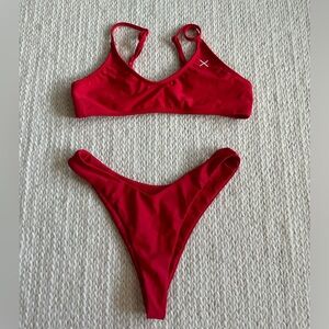 Boutine LA Red Bikini Size Small